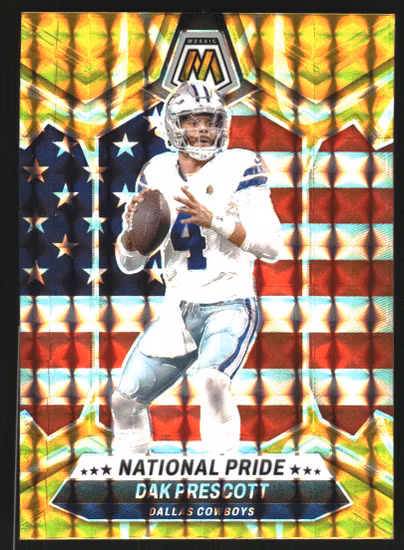 2024 Panini Mosaic Mosaic Reactive Yellow #253 Dak Prescott NP (20-P7-NFLCOWBOYS)