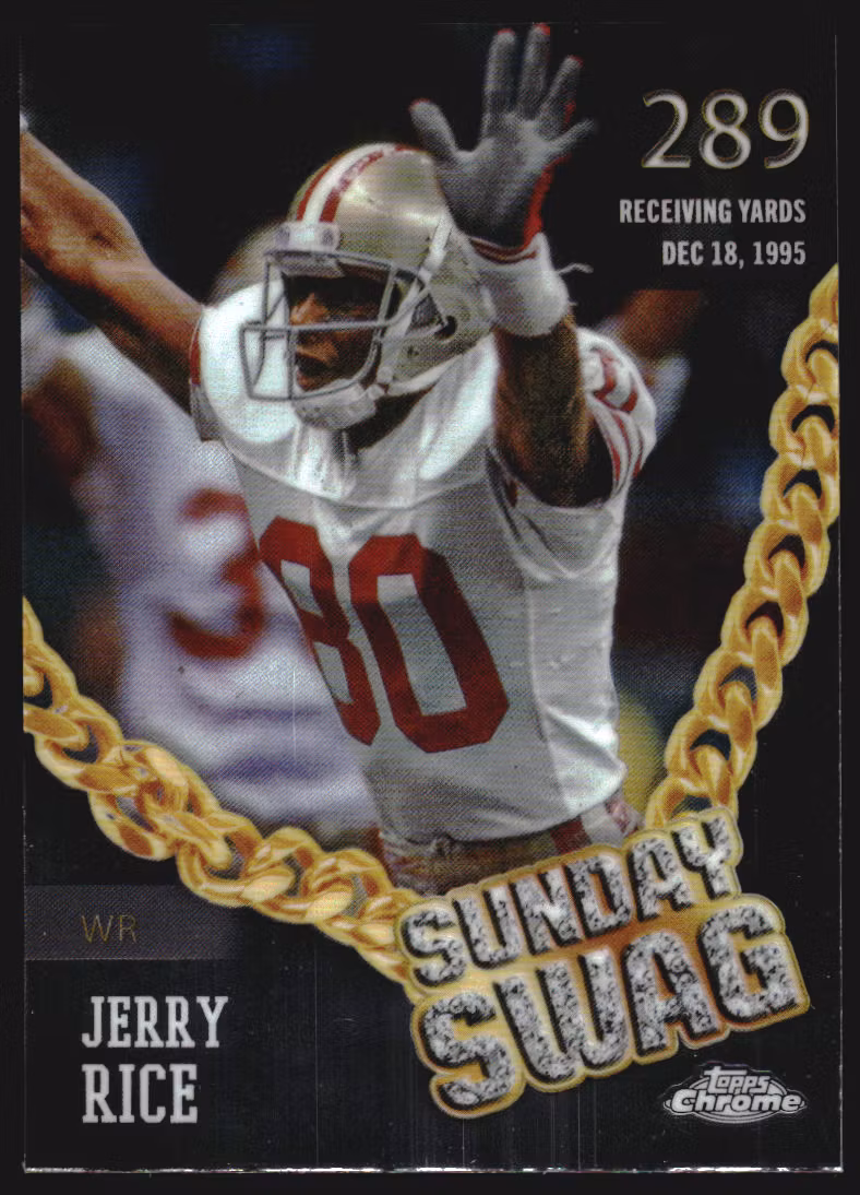 2024 Topps Chrome Sunday Swag #SS3 Jerry Rice (15-P4-NFL49ERS)