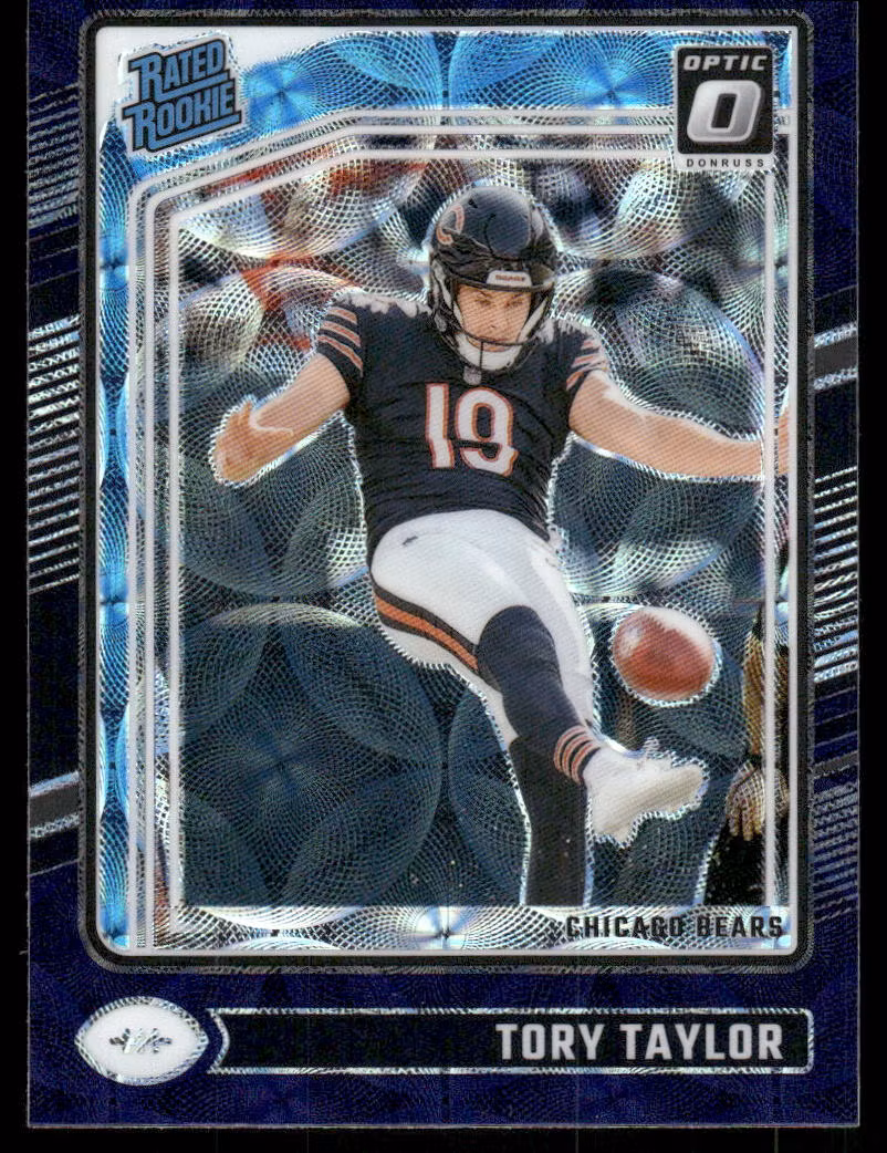 2024 Donruss Optic Purple Scope #278 Tory Taylor RR (15-P15-NFLBEARS)