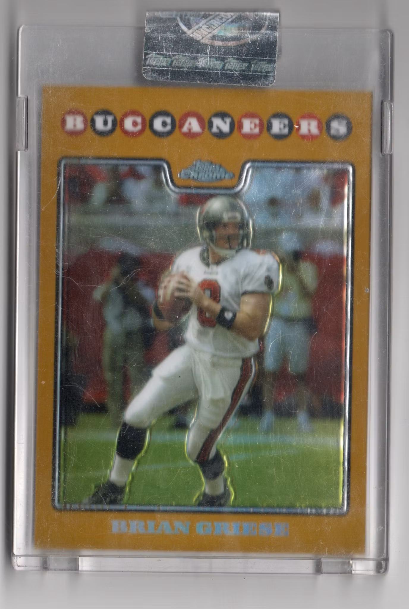 2008 Topps Chrome Gold Refractors #TC29 Brian Griese (80-HIGHLIGHTED-NFLBUCCANEERS)