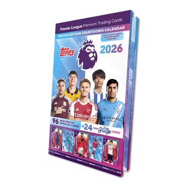 2025-26 Topps Premier League (Festive Edition Countdown Calendar)