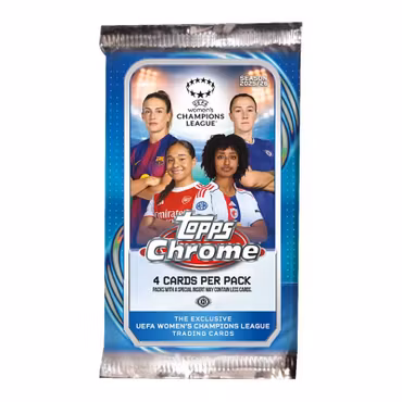 2025-26 Topps Chrome UEFA Women's Champions League (Hobby Pack)