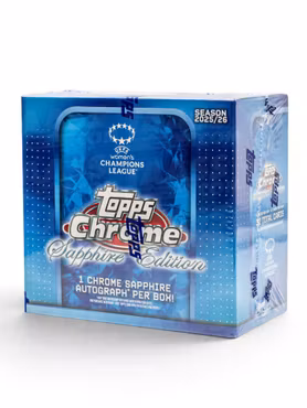 2025-26 Topps Chrome UEFA Women's Champions League (Sapphire Hobby Box)