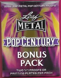 2026 Leaf Metal Pop Century (Bonus Proof Pack)
