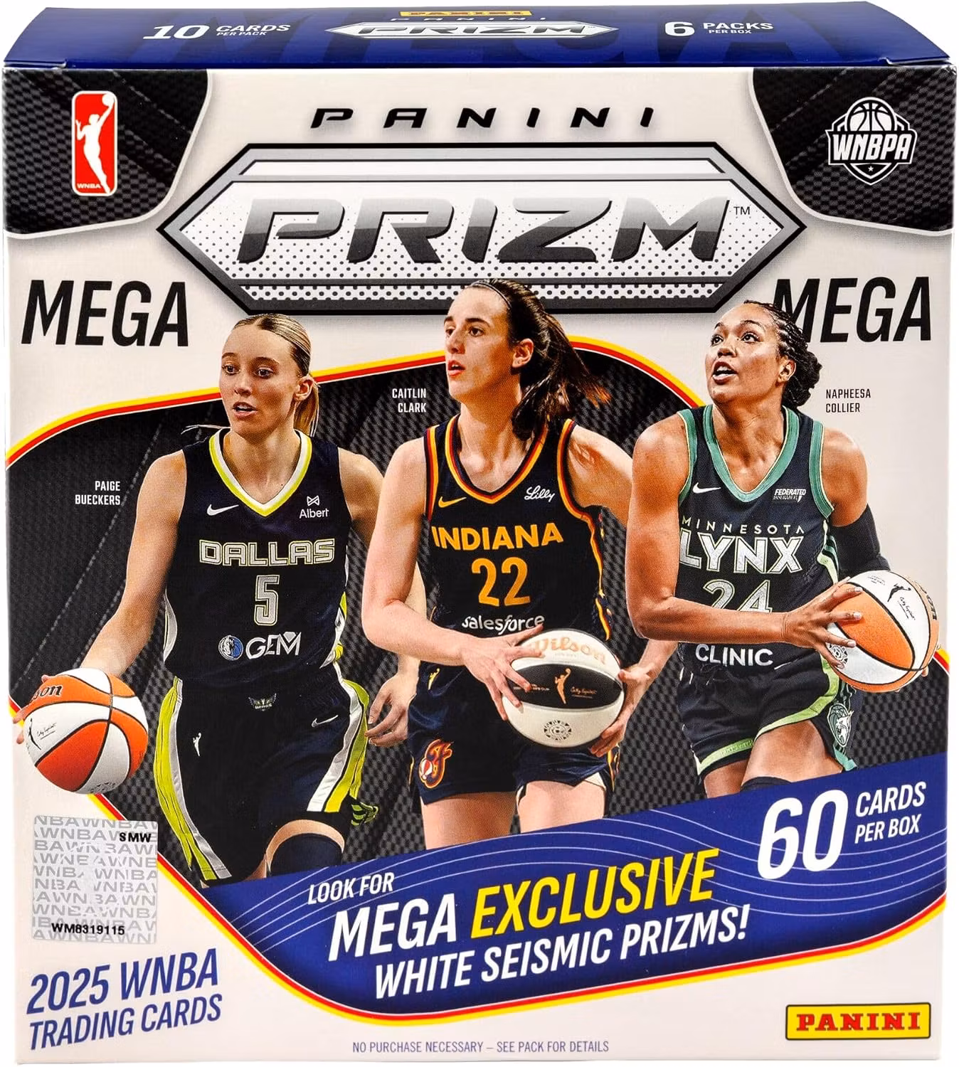 2025 Panini Prizm WNBA (Mega Box)