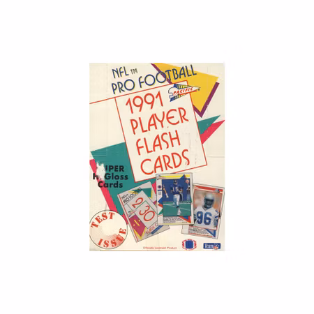 1991 Pacific Flash Cards Football (Wax Box)