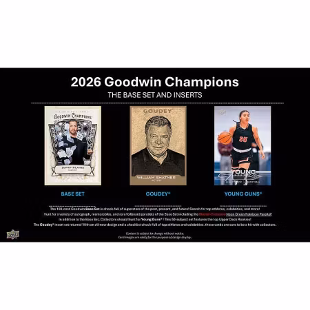2026 Upper Deck Goodwin Champions (Blaster Box)