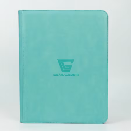 Gemloader Premium Toploader Binder (9-Pocket - Tiffany Blue)