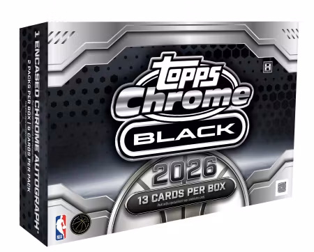 2025-26 Topps Chrome Black Basketball (Hobby Box)