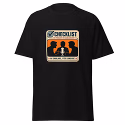 CHECKLIST - Samlarpodden T-shirt