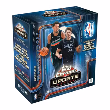 2025-26 Topps Chrome Update Series Basketball NBA (Mega Box)