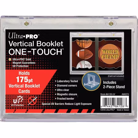 Ultra PRO Vertical Booklet Card Holder - UV One-Touch