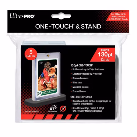 Ultra PRO 130PT UV ONE-TOUCH & Stands (5-pack)