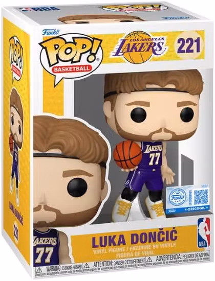 Funko POP Vinyl Exclusive Lakers Luka Doncic PRPL