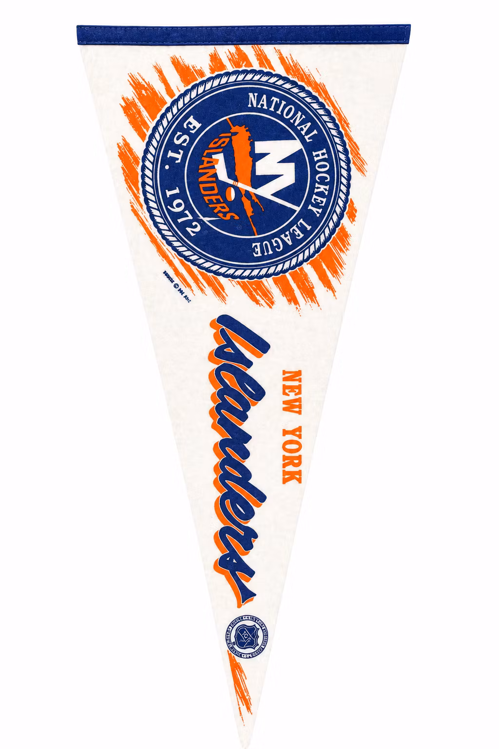NEW YORK ISLANDERS - VINTAGE BANNER/VIMPEL (75x30cm)