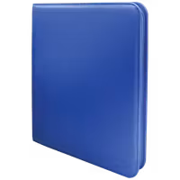 Ultra PRO Vivid 12-Pocket Zippered PRO-Binder - Blue