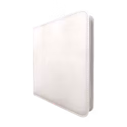 Ultra PRO Vivid 12-Pocket Zippered PRO-Binder - White