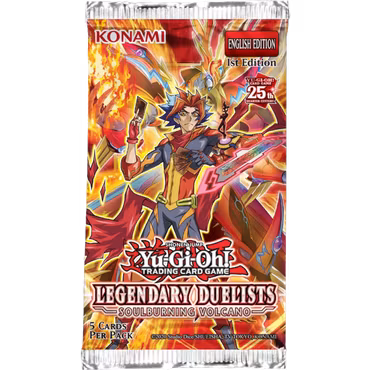 Yu-Gi-Oh! - Legendary Duelists Soulburning Volcano Booster Pack (5 Cards)