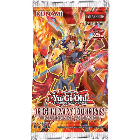 Yu-Gi-Oh! - Legendary Duelists Soulburning Volcano Booster Pack (5 Cards)