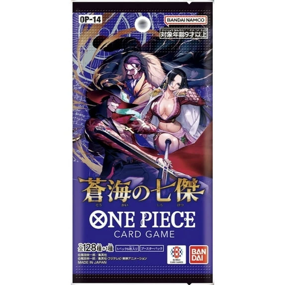 One Piece CG Japan - The Azure Sea's Seven [OP-14} - Booster Pack