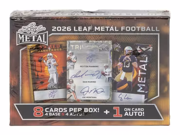 2026 Leaf Metal Football (Hobby Box)