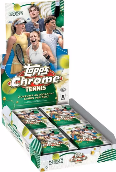 2026 Topps Chrome Tennis (Hobby Box)