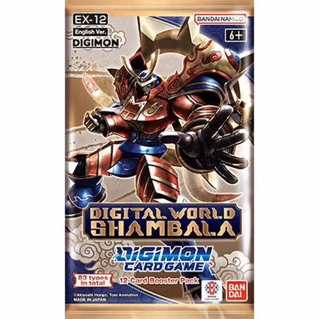 Digimon Card Game - Digital World Shambala EX-12 Booster Pack (12 Cards)