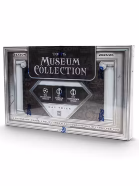 2025-26 Topps Museum UEFA Club Competitions (Hat-Trick Hobby Box)