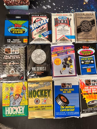 VINTAGE MIXED PACKS - HOCKEY ONLY - 12 PACKS