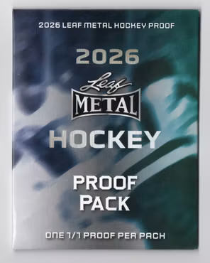 2026 Leaf Metal Hockey (1/1 Proof Pack)