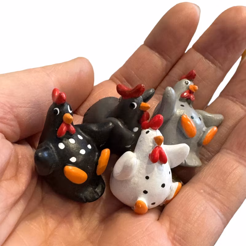 Höna mini, svart