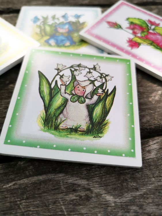 Magnet, blomsterbarn