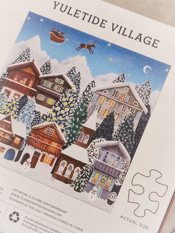 Pussel, Yuletide village 500 bitar