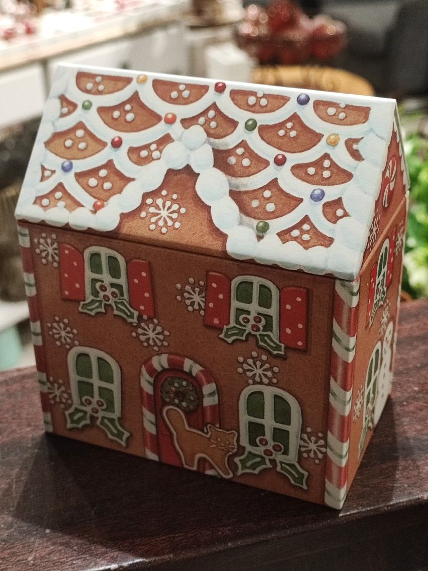 Plåtburk, pepparkakshus