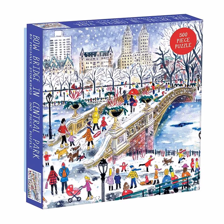 Pussel, Bow bridge in central park 500 bitar