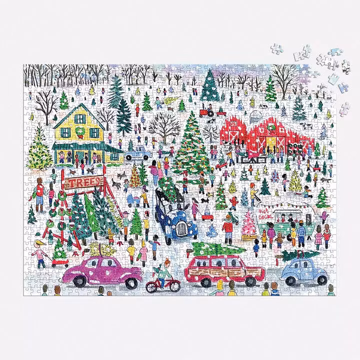 Pussel, A day at the Christmas ... 1000 bitar
