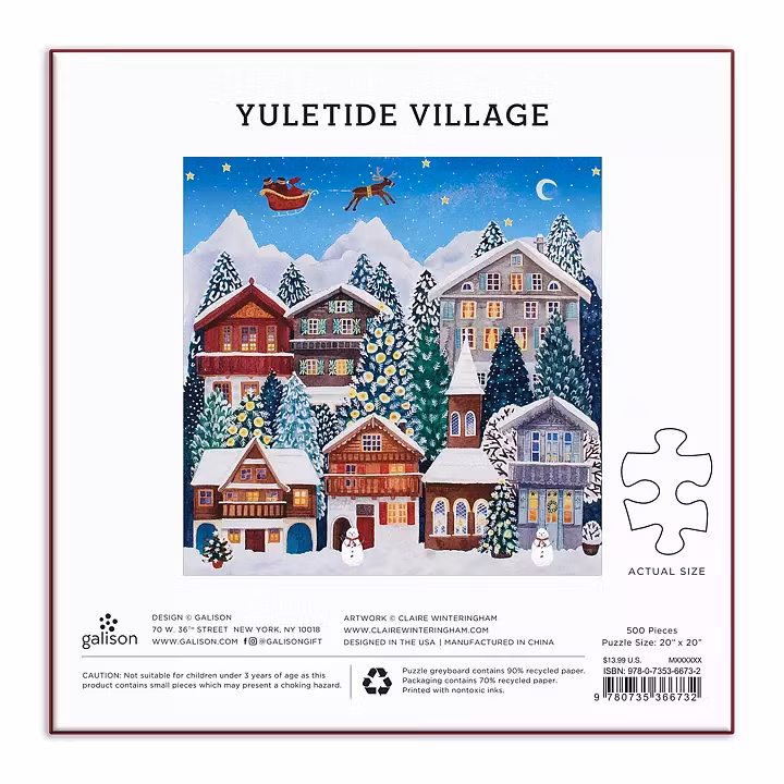 Pussel, Yuletide village 500 bitar