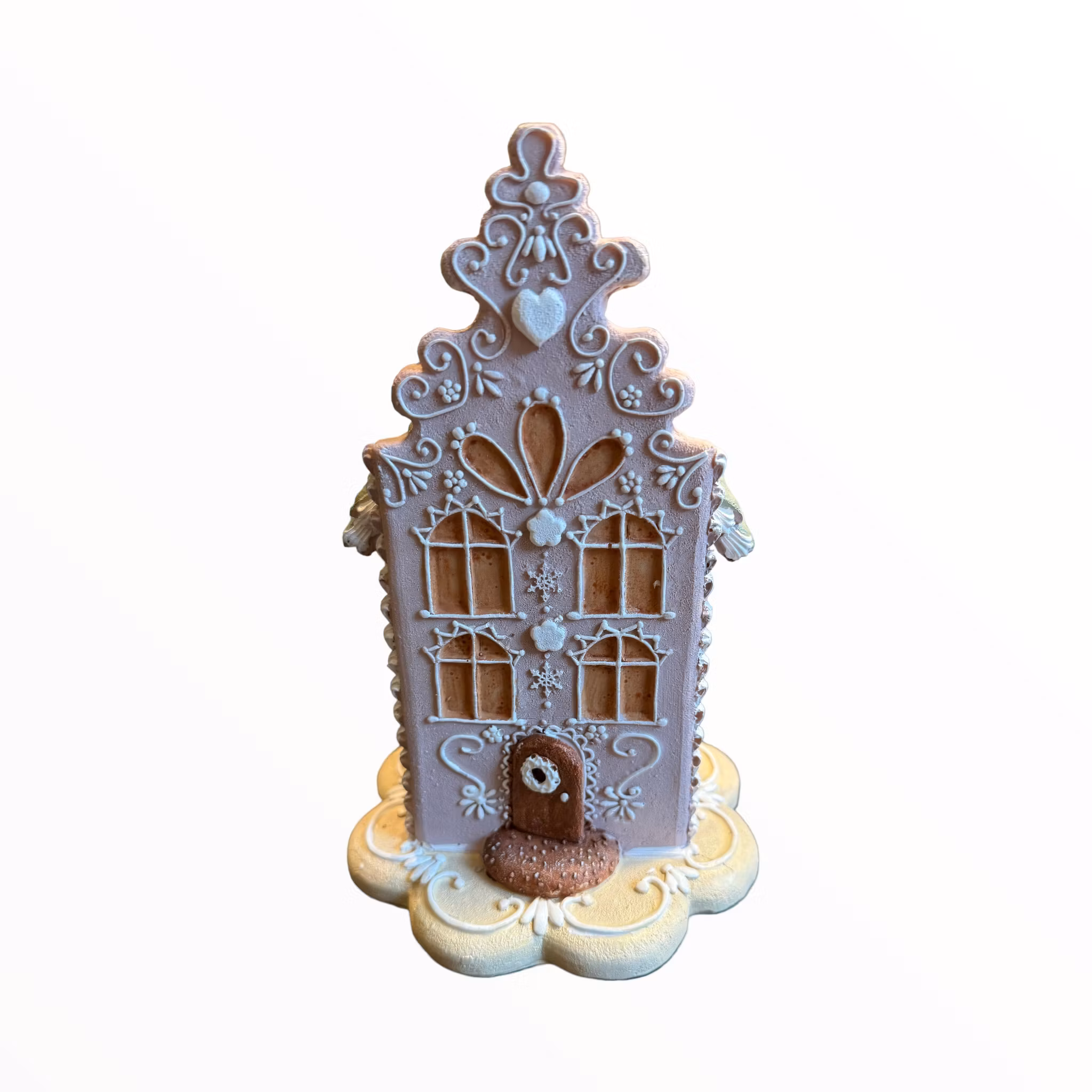 Hus i pastellfärger