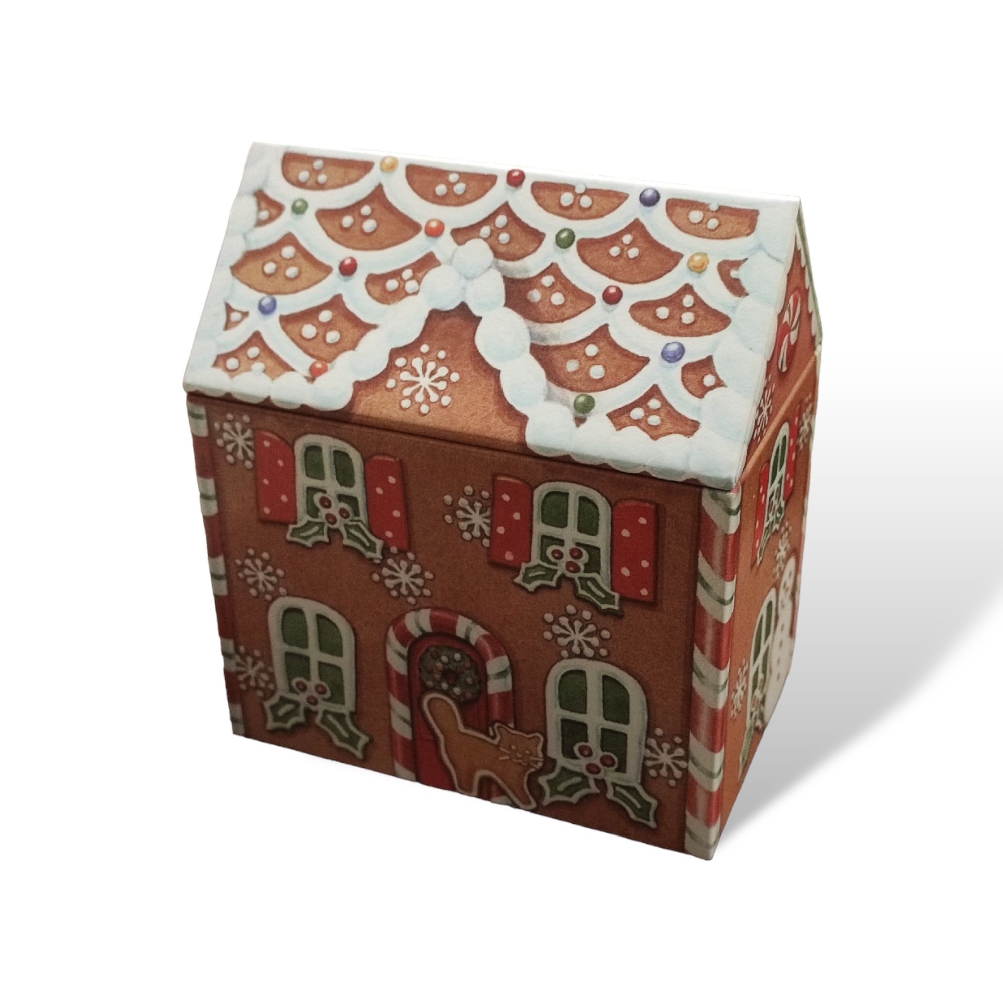 Plåtburk, pepparkakshus