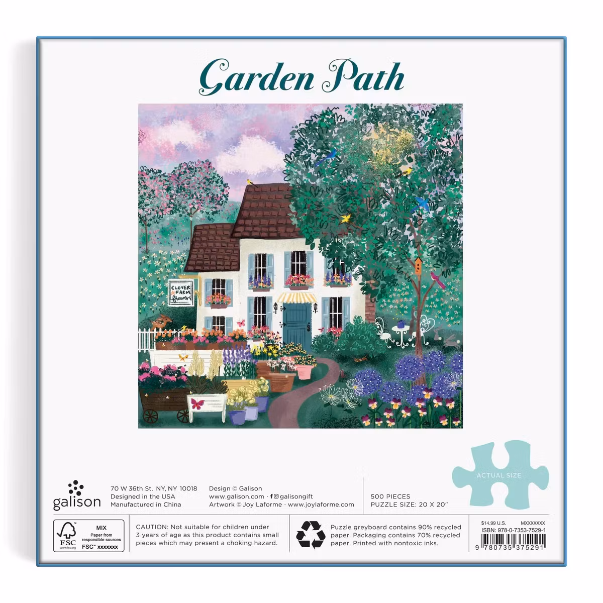 Pussel, Garden Path 500 bitar