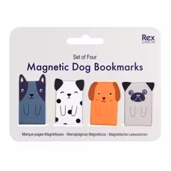 Bokmärke 4-pack, hundar