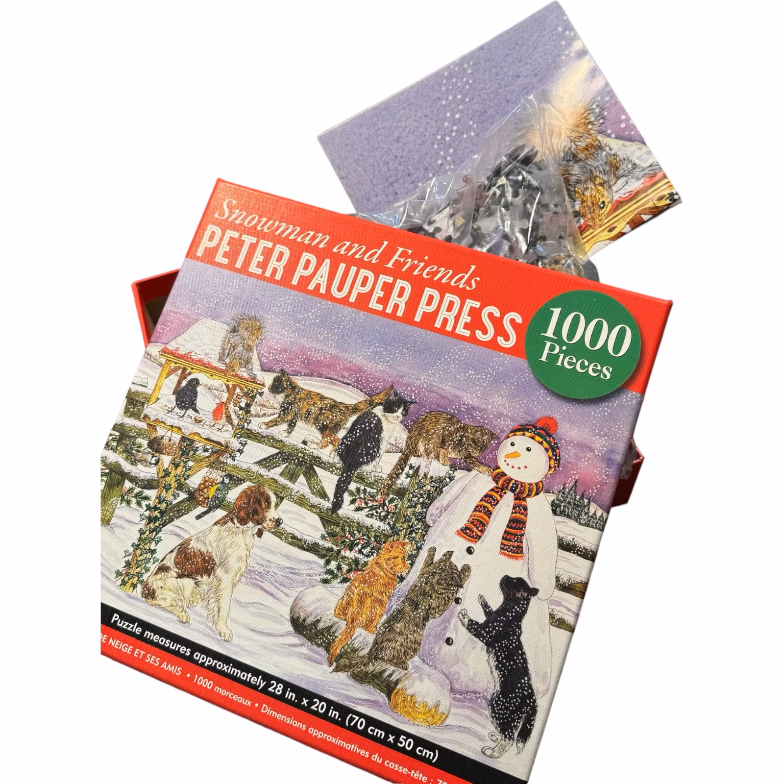 Pussel, Snowman and Friends 1000 bitar