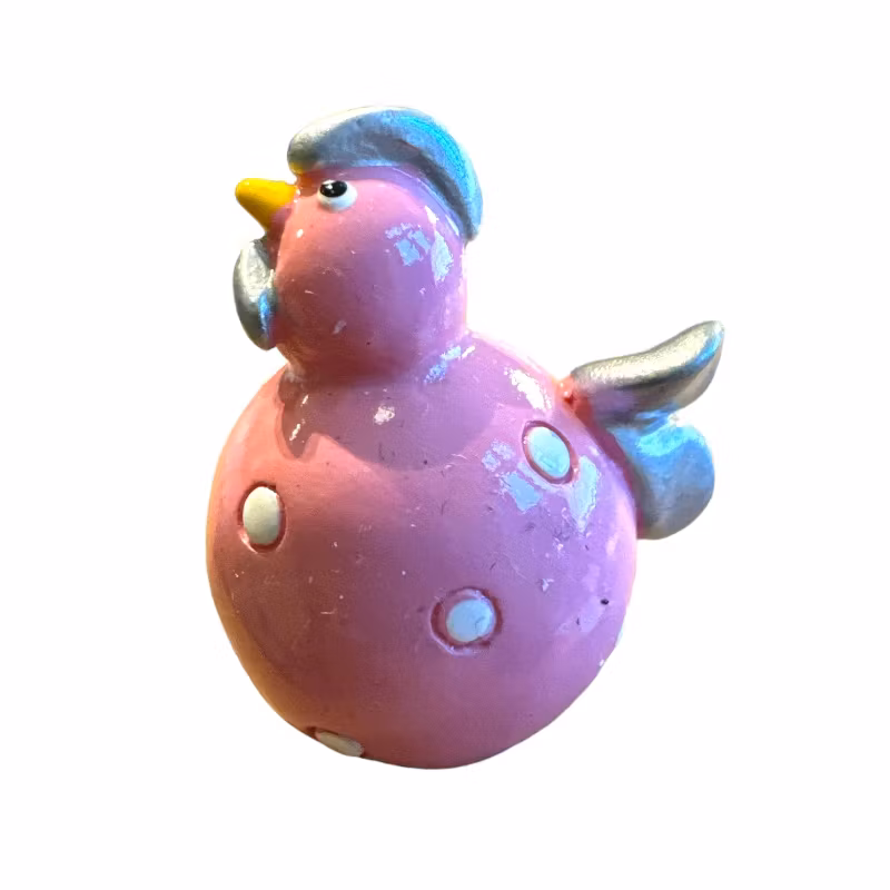 Påskhöna, rosa liten