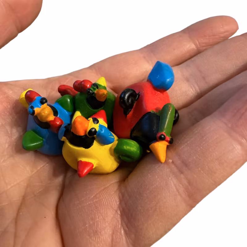 Mini hönor 4-pack