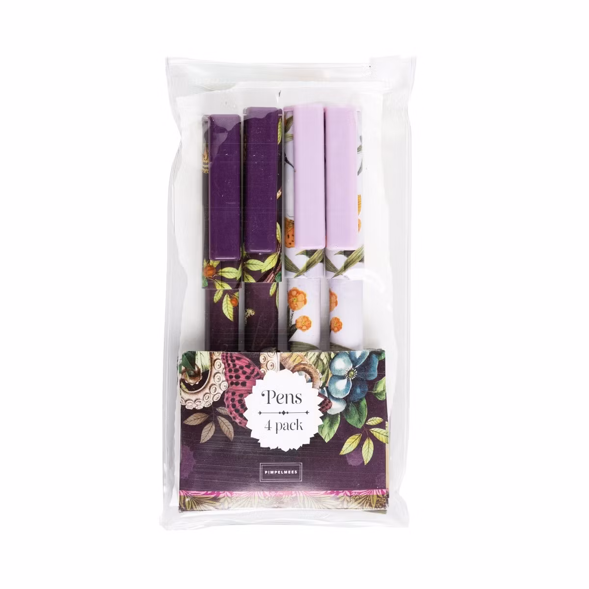 Bläckpennor, 4-pack lila & ljuslila