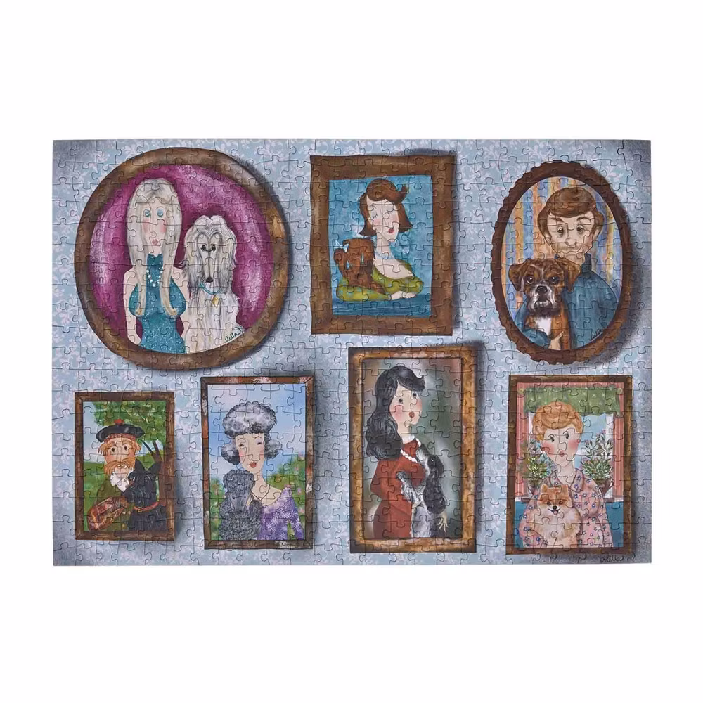 Pussel, Hundar 500 bitar