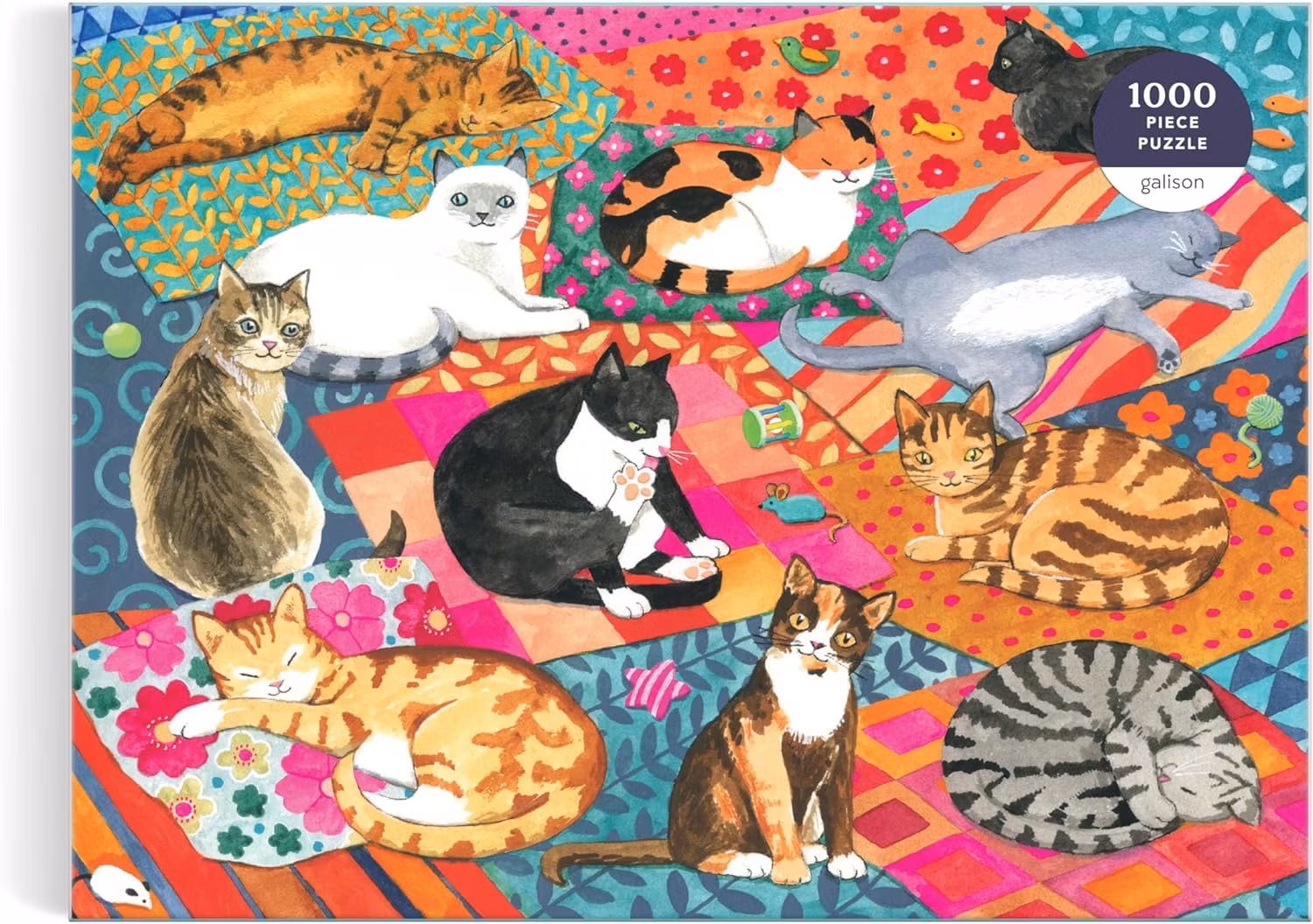 Pussel, Lounging Cats 1000 bitar