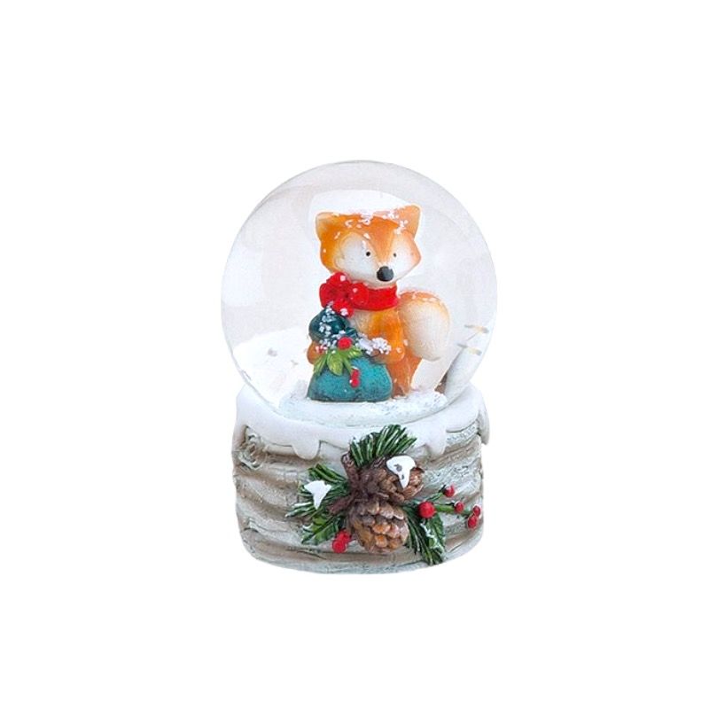 Snöglob, Räv med julgran