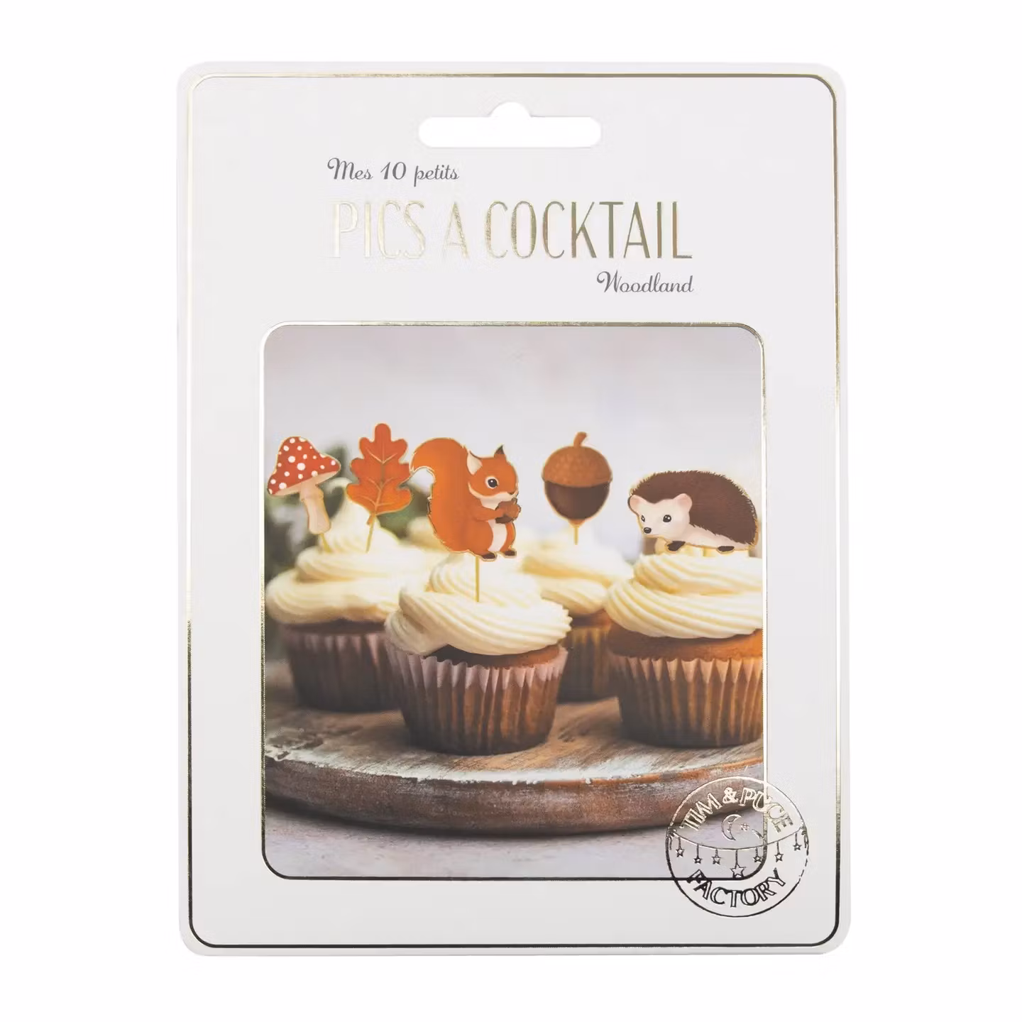 Vilda djur, cocktailpinnar 10-pack