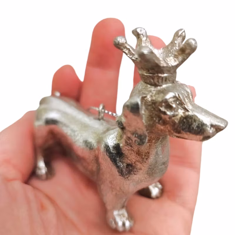 Tax med krona, silver